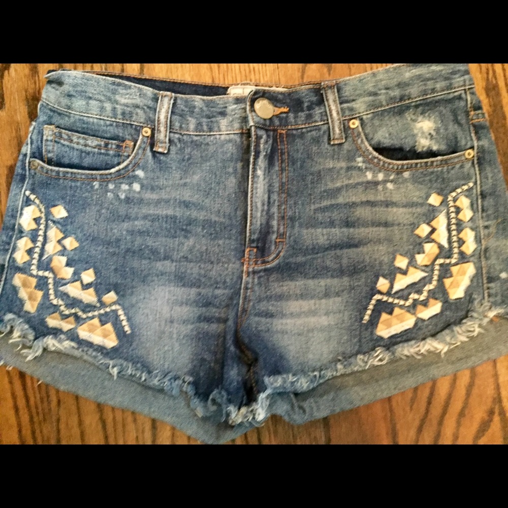 Free People Denim Shorts